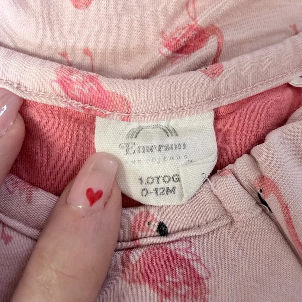 Pink Flamingo Toddler Sleep Sack - Picture 2 of 2